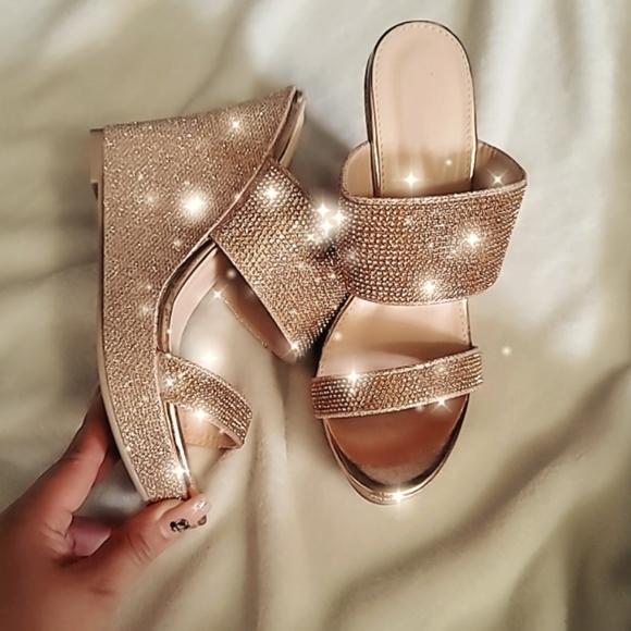 Last pairs no restocked Champagne mesh platform - Picture 7 of 8